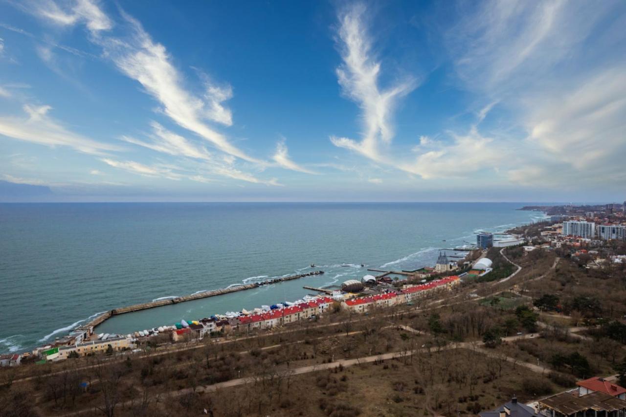44 Pearl 1-Bedroom Panoramic Sea View Apartment Одесса Экстерьер фото